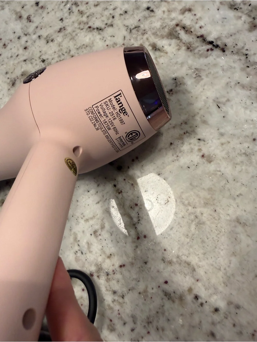 Lange Blush Pink Hair Dryer new - Picture 2 of 5